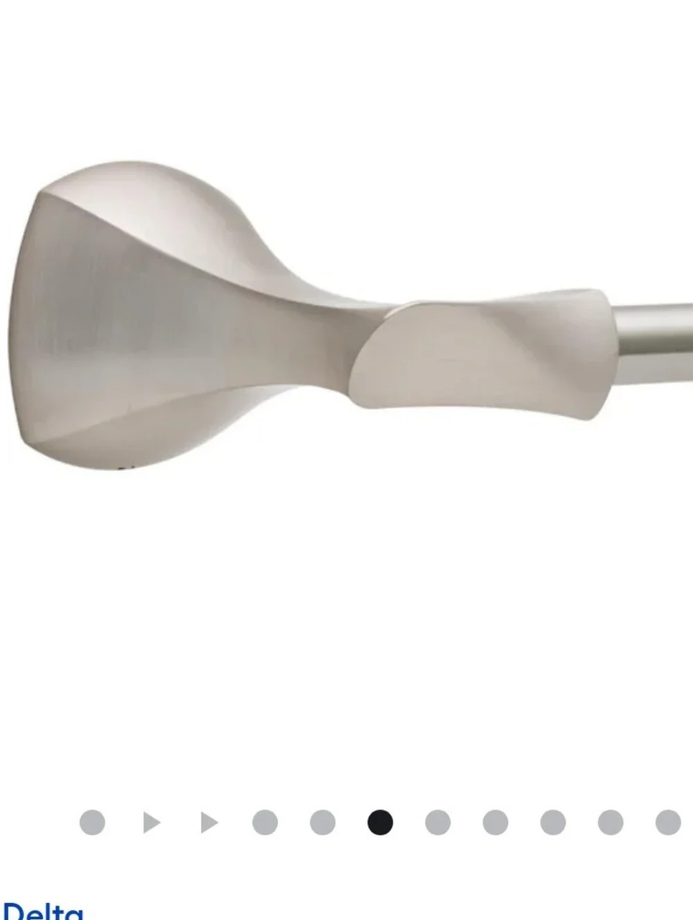 Delta Brushed Nickel Decorative Towel Bar
